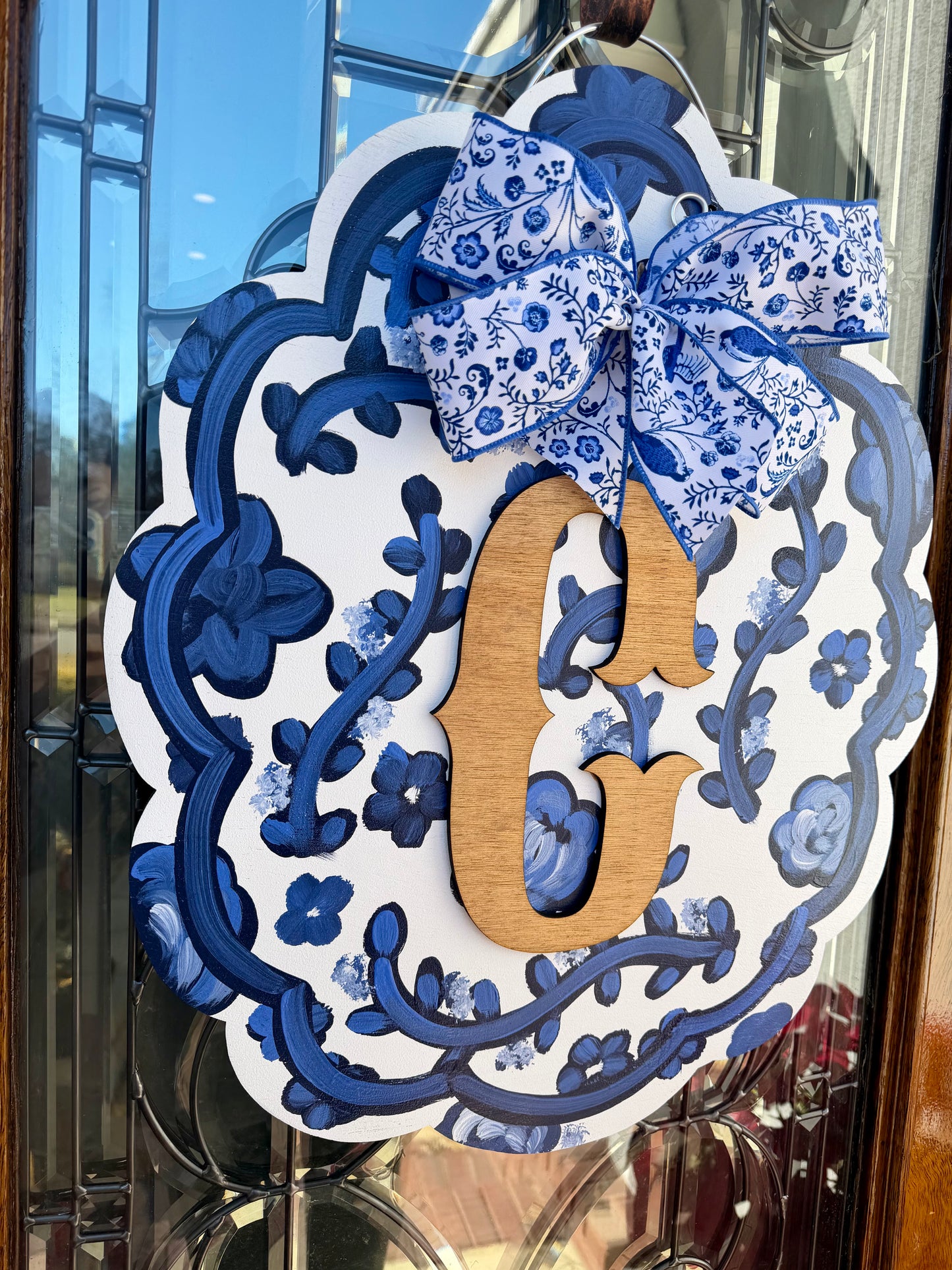 Farmer's Daughter Floral Patterned Door Hanger