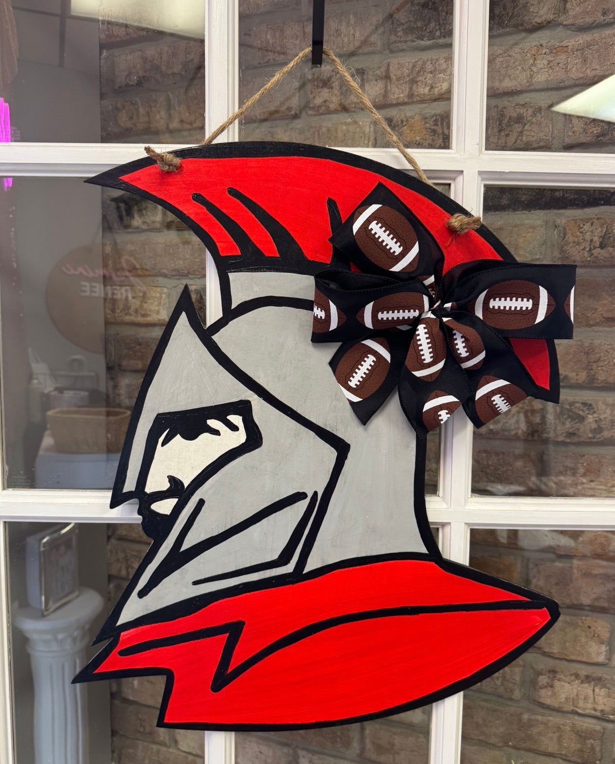 Spartan Football Door Hanger