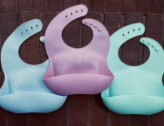 Engraved baby bibs image 0