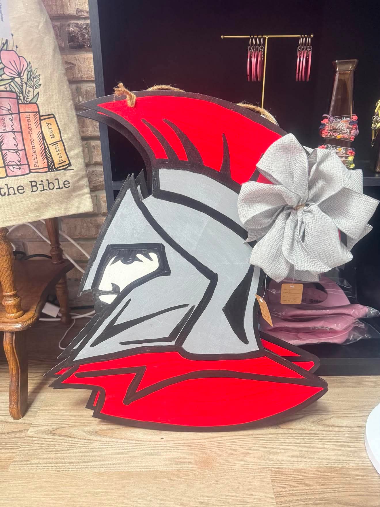 Spartan Head Door Hanger