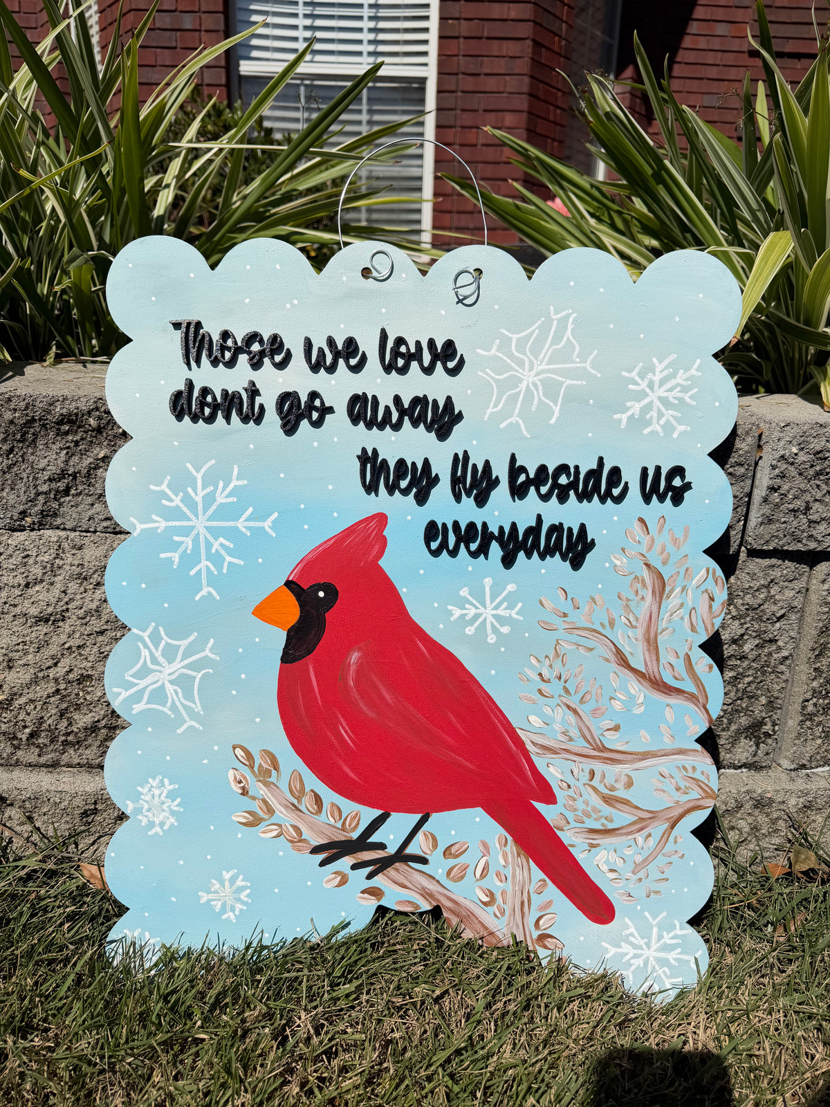 Fly beside us Door Hanger