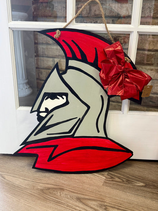 Spartan Head Door Hanger