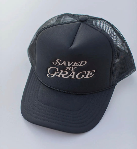 Saved by Grace Trucker Hat