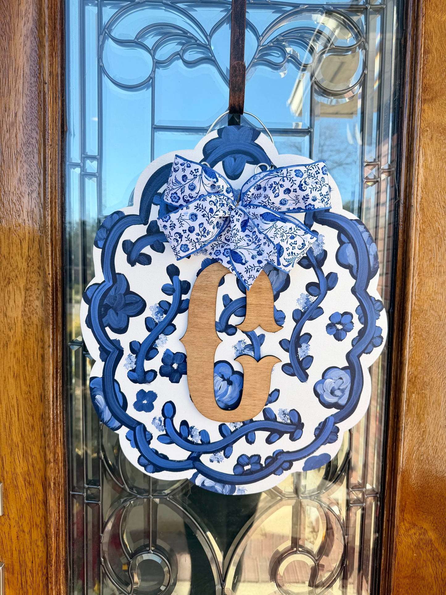 Farmer's Daughter Floral Patterned Door Hanger
