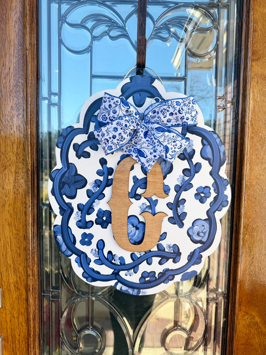 Farmer's Daughter Floral Patterned Door Hanger