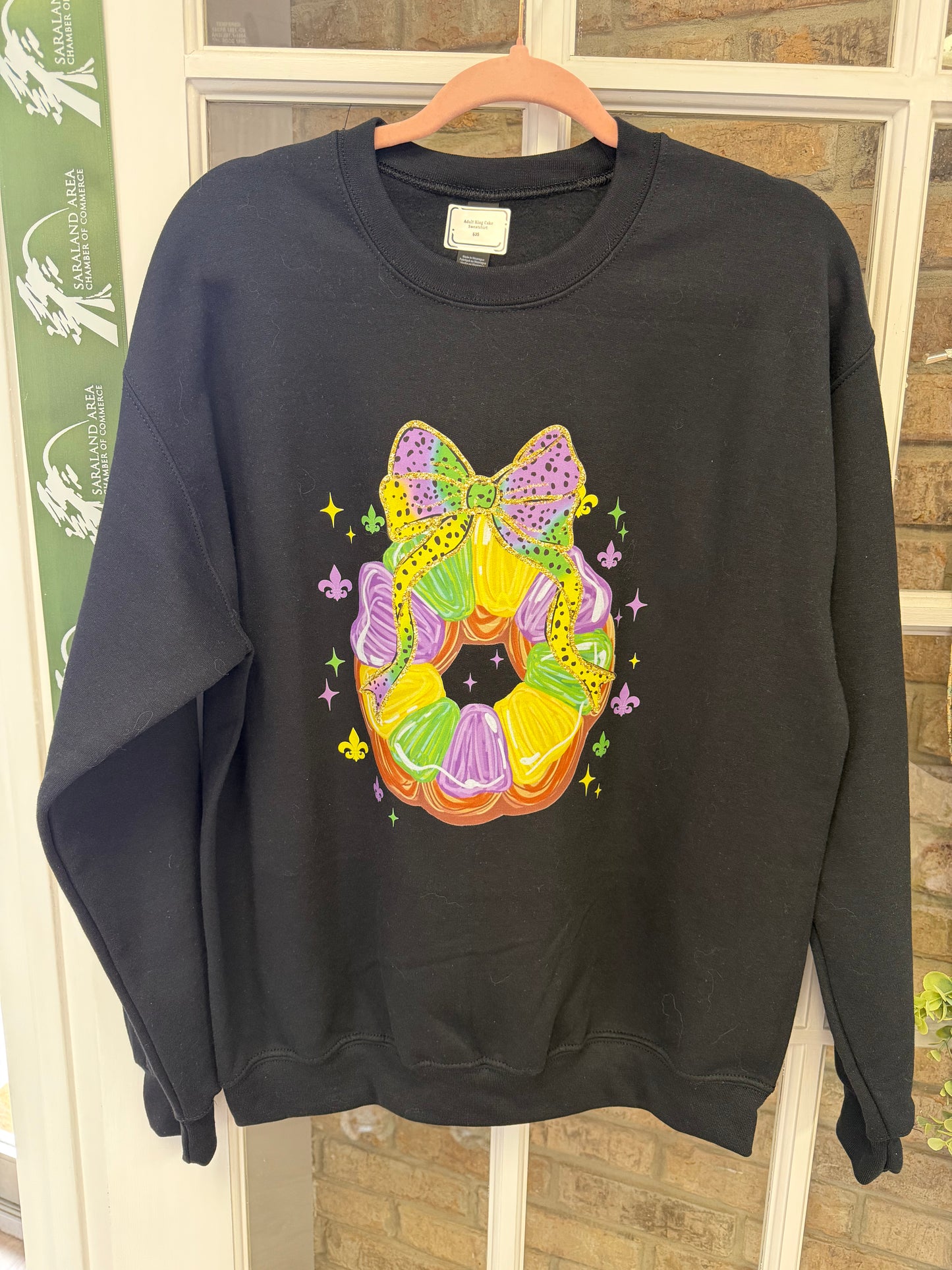 Mardi Gras King Cake Sweatshirt