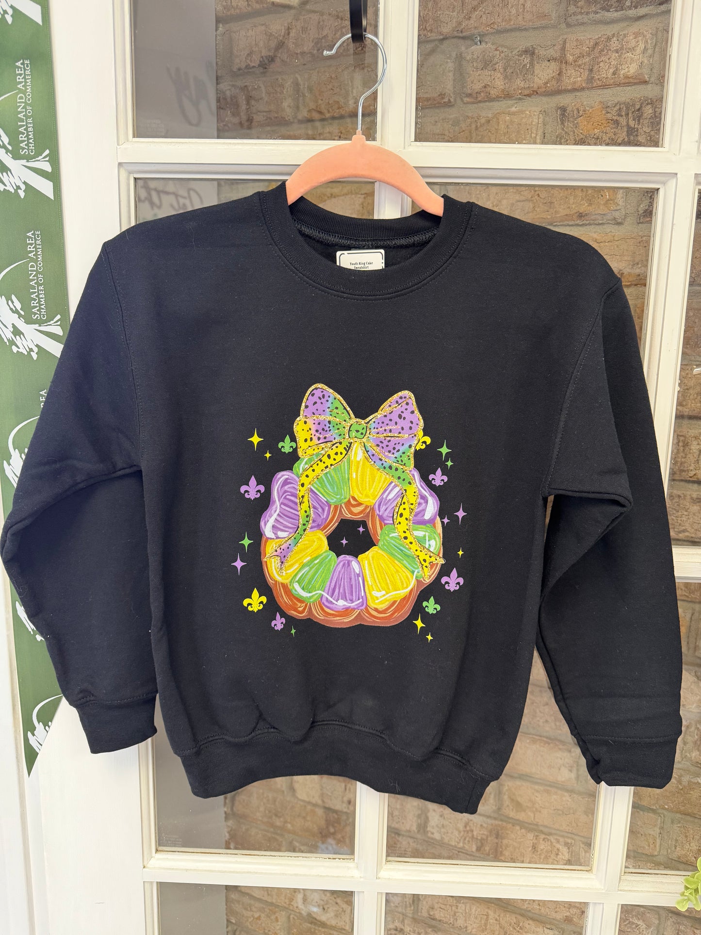 Mardi Gras King Cake Sweatshirt