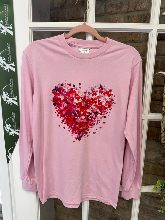 Valentines Heart Longsleeve T-shirt