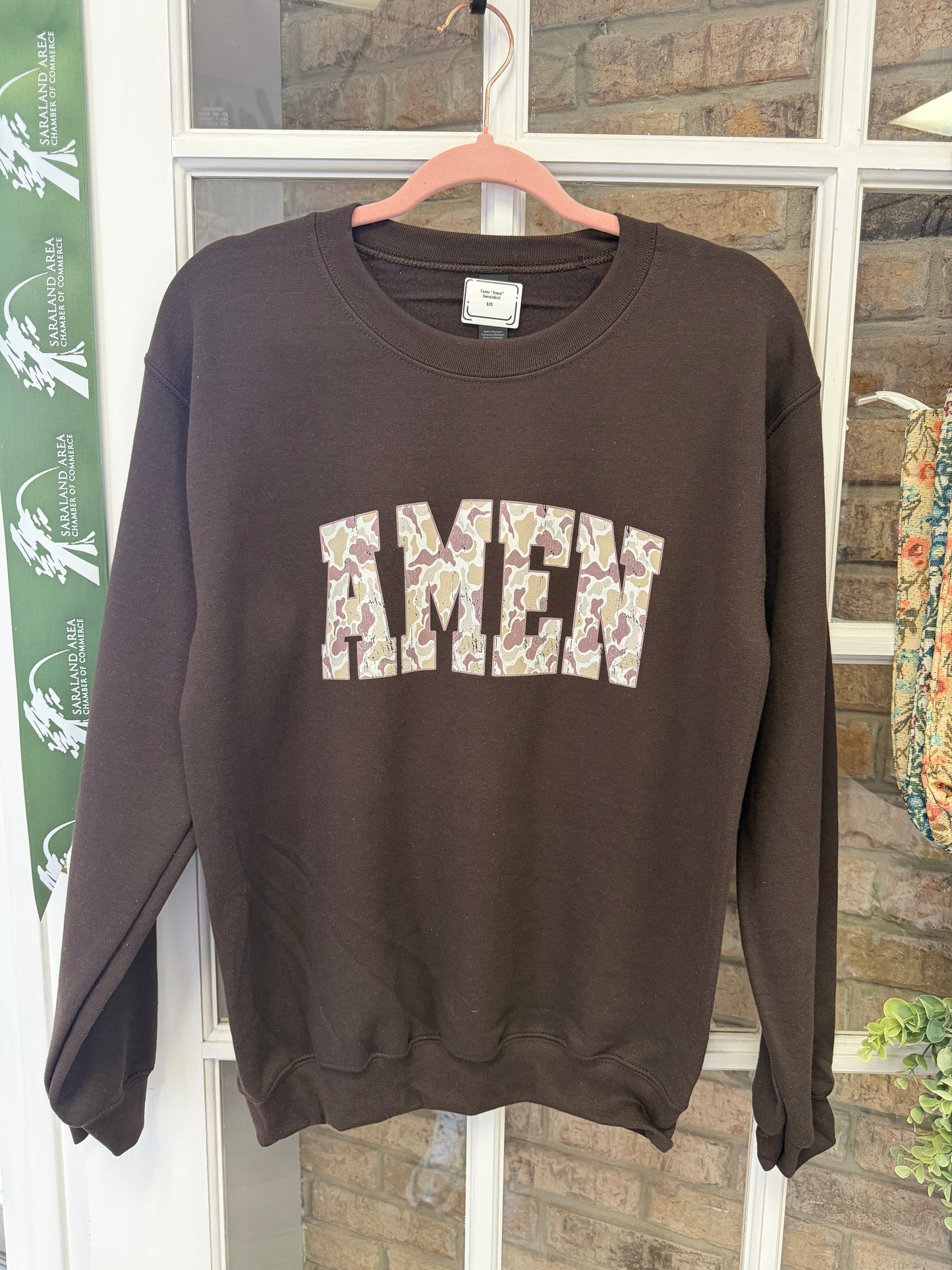 Camo Amen Sweatshirt