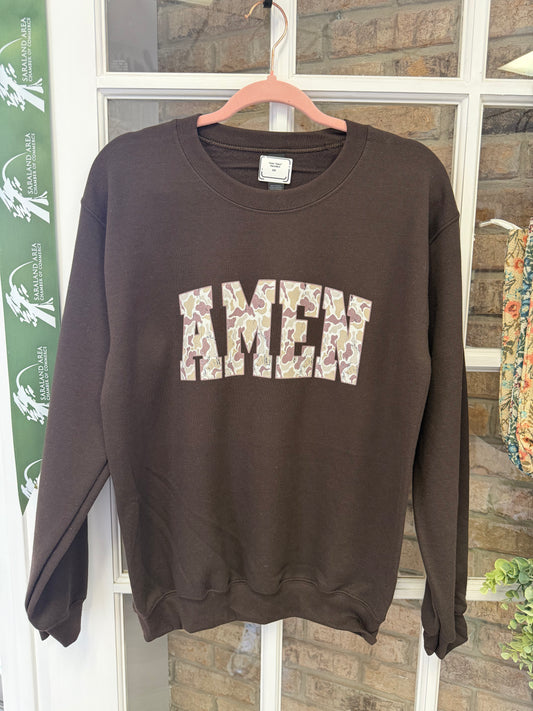 Camo Amen Sweatshirt