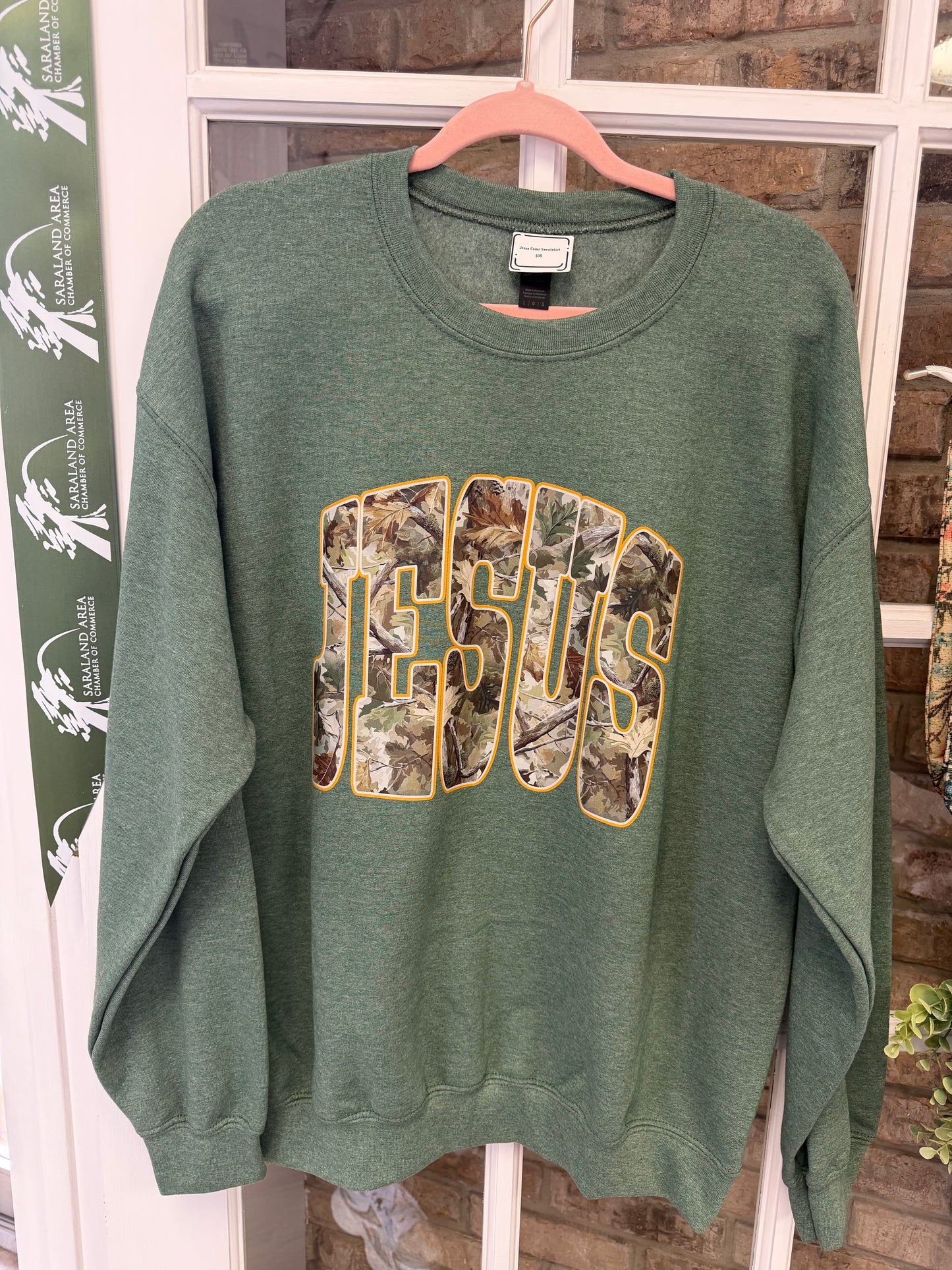 Camo Jesus Sweatshirt